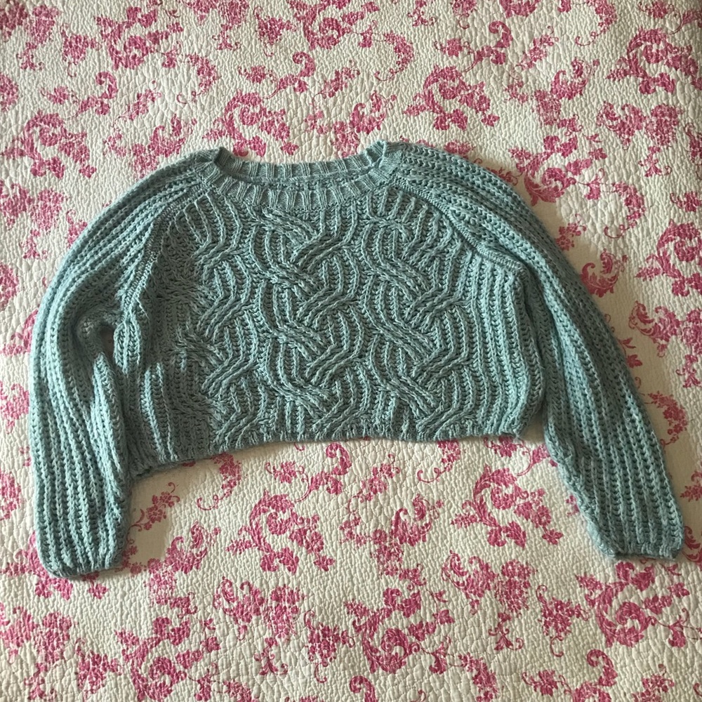 Blue Knit Sweater
